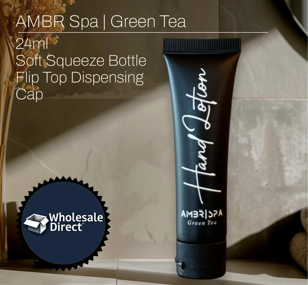 Hotel Size Lotion AMBR 100 pack ON SALE! Vacation Rental Supplies Canada