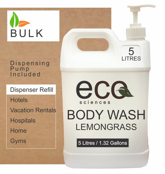 Bulk Soap Body Wash 5L Hotels ECO 1 per case Hotel Supplies Canada by Custom Amenities Inc
