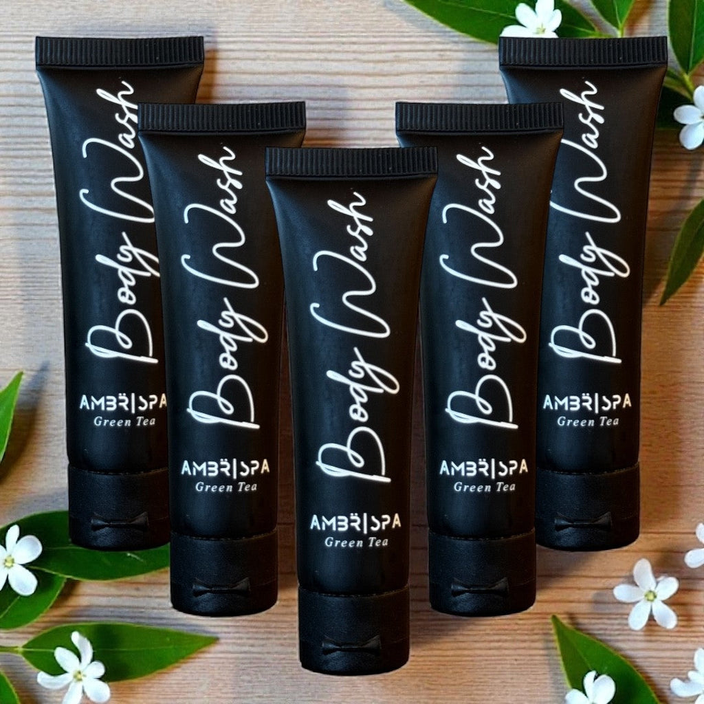 Hotel Sized Body Wash AMBR 50 pack Vacation Rental Supplies Canada