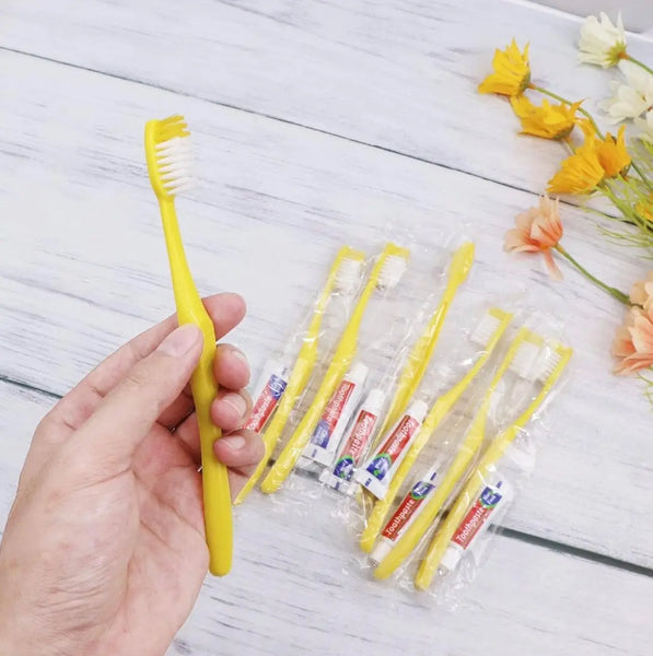 Bulk Toothbrush Canada / Paste Combo 50 pack Hotel Supplies Canada by Custom Amenities Inc